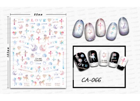 3D Nail Stickers - CA-066